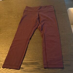 Lululemon Maroon Leggings